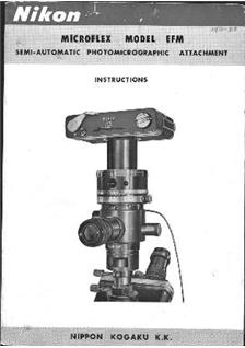 Nikon M 35 manual. Camera Instructions.